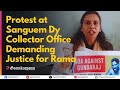 Usha Naik Stages Protest at Sanguem Dy Collector Office Demanding Justice for Rama