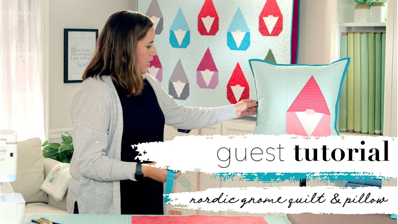 Guest Tutorial: Gnome Quilt & Pillow