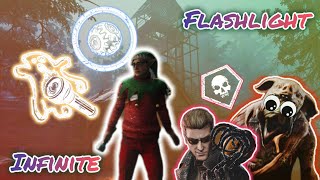 Killers Blinded Non-Stop Infinite Flashlight Build! | Dead By Daylight