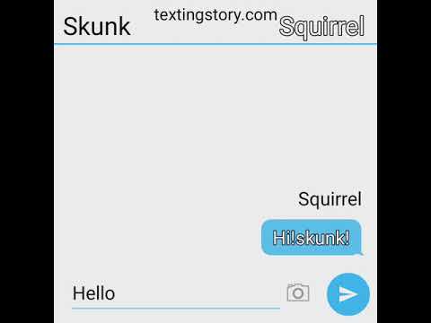 pig and skunk saves squirrel(pango and friends)text story maker version