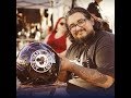 Pinstriped Motorcycle Helmet