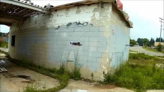 Chris Johnson Flying Through The Car Wash Walls, Ann Arbor , MI