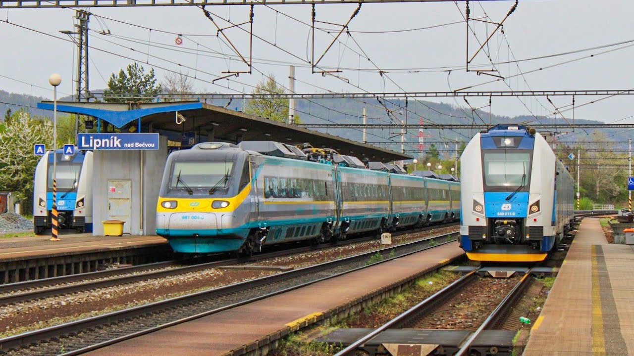Vlaky Lipník nad Bečvou/Studénka 17.4 2025