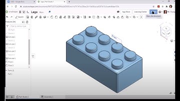 Creating a LEGO block using OnShape