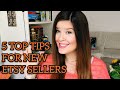 5 THINGS TO DO BEFORE YOU START SELLING ON ETSY (Tips for new Etsy sellers)