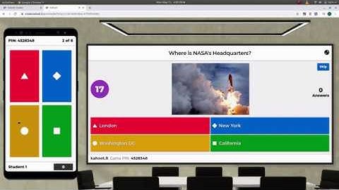 Kahoot - A game based interactive learning platform