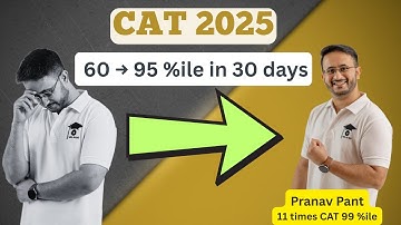 Boost CAT 2025 Score FAST from 70 to 95 Percentile