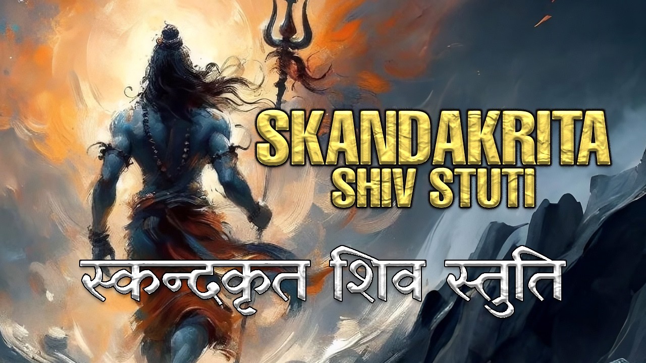 Skandakrita Shiva Stuti स्कन्दकृता शिवस्तुतिः