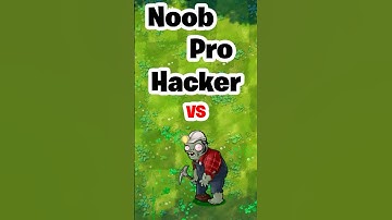 PVZ Fusion - Noob vs Pro vs Hacker - Miner Zombie #pvz #memes #shorts