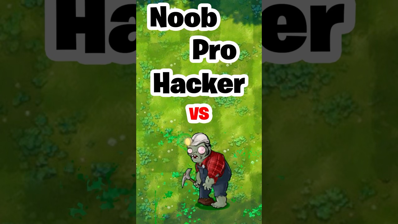 PVZ Fusion - Noob vs Pro vs Hacker - Miner Zombie 