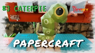 PAPERCRAFT - POKEMON CATERPIE #3
