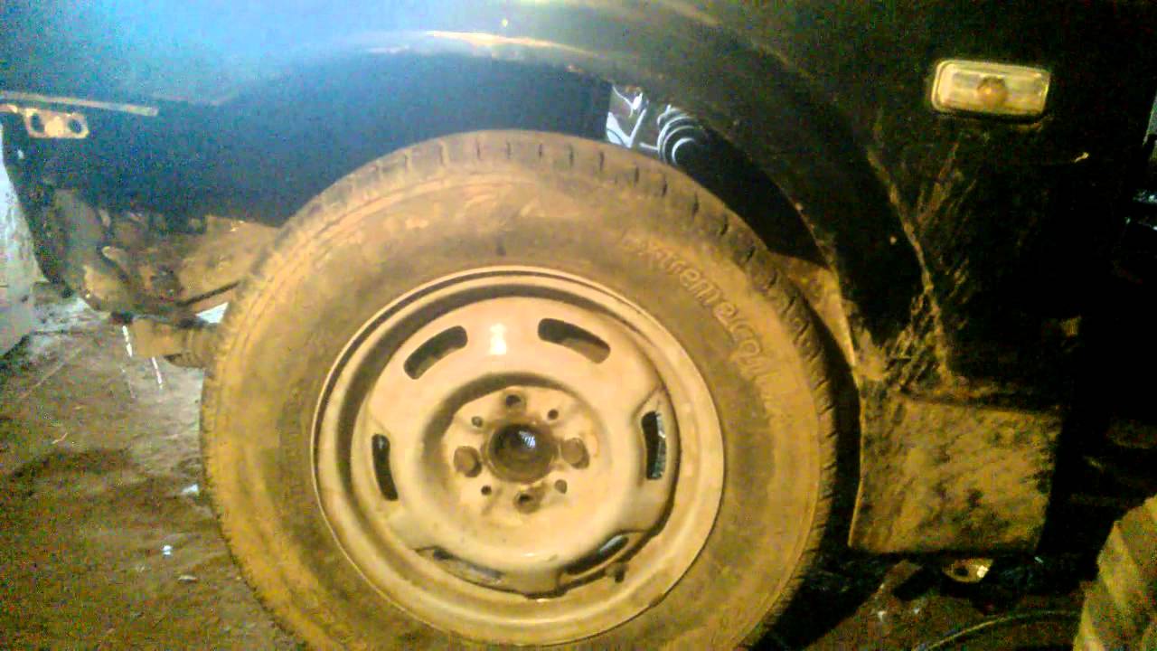 пневмоподвеска на ваз! перед - YouTube