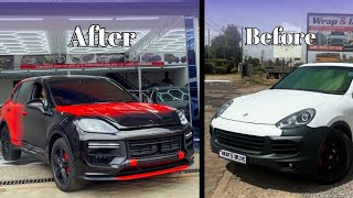 PORSCHE CAYENNE TRANSFORMATION | 2015 Porsche Cayenne to 2025 Porsche Cayenne plus a Custom Wrap