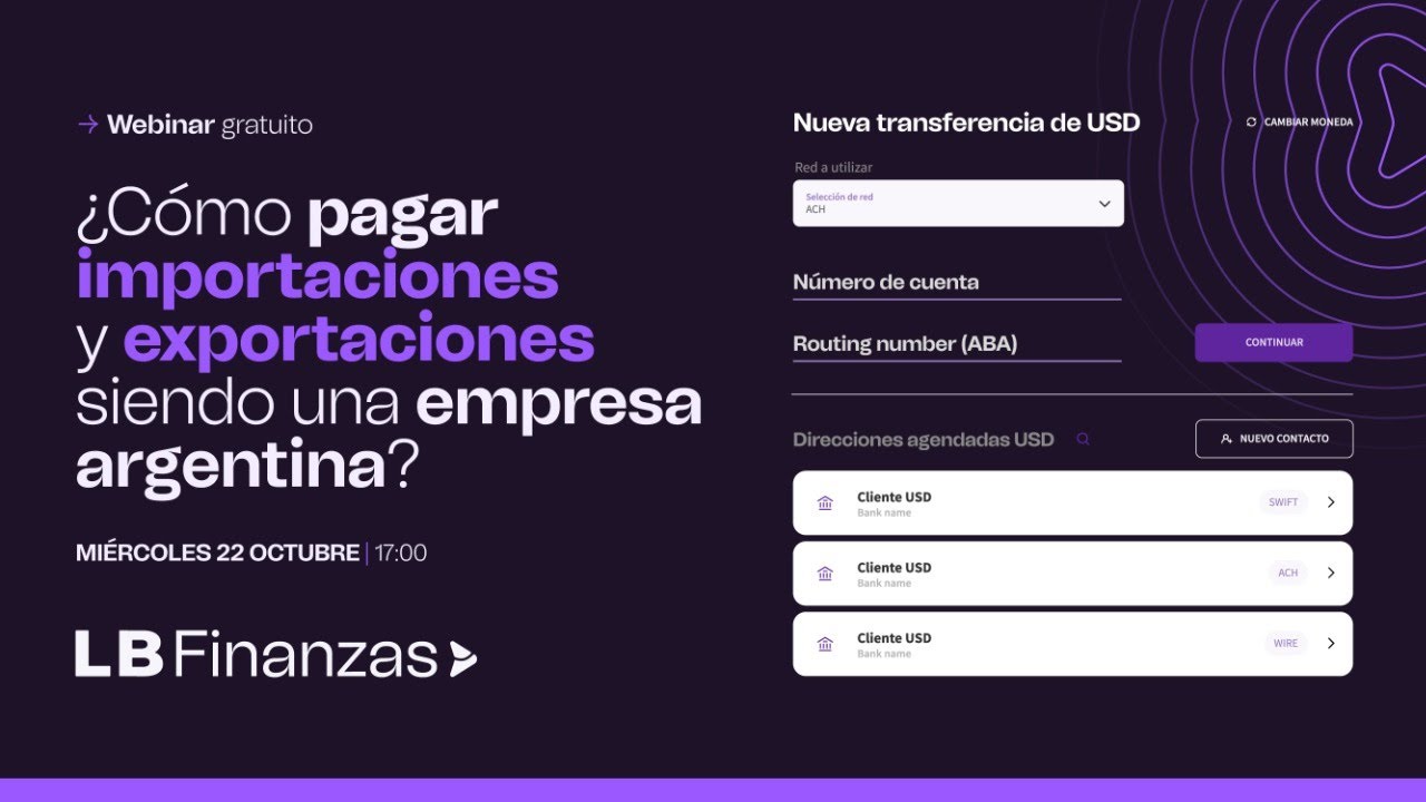 Como pagar importaciones y exportaciones siendo una empresa argentina