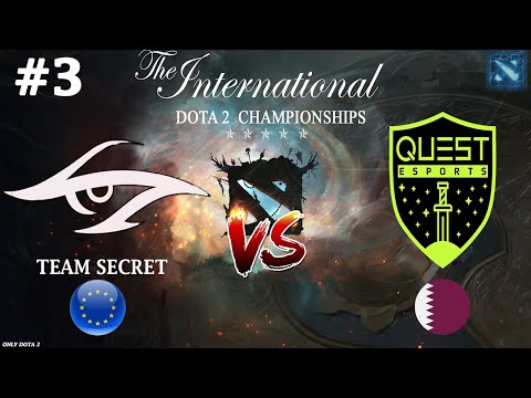 Secret vs Quest #3 (BO3) The International 2023 - WEU Qualifier