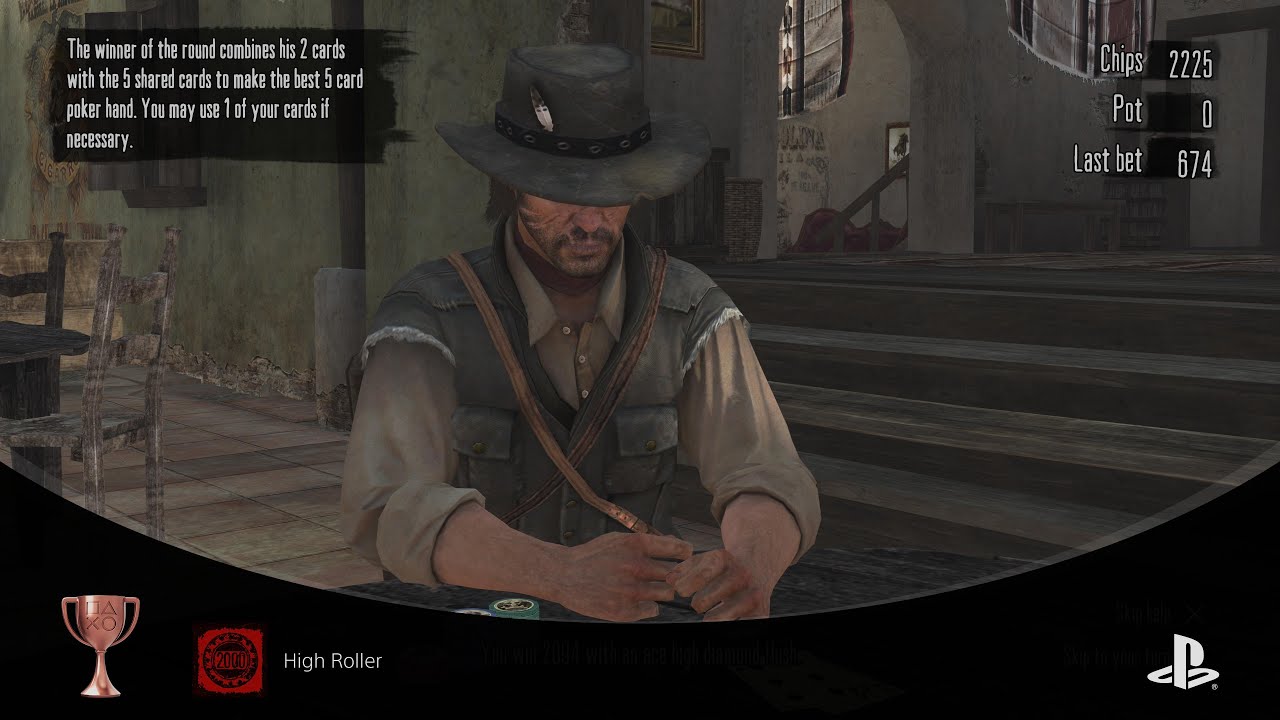 Red Dead Redemption (PS5) - Трофей "Высокий игрок"