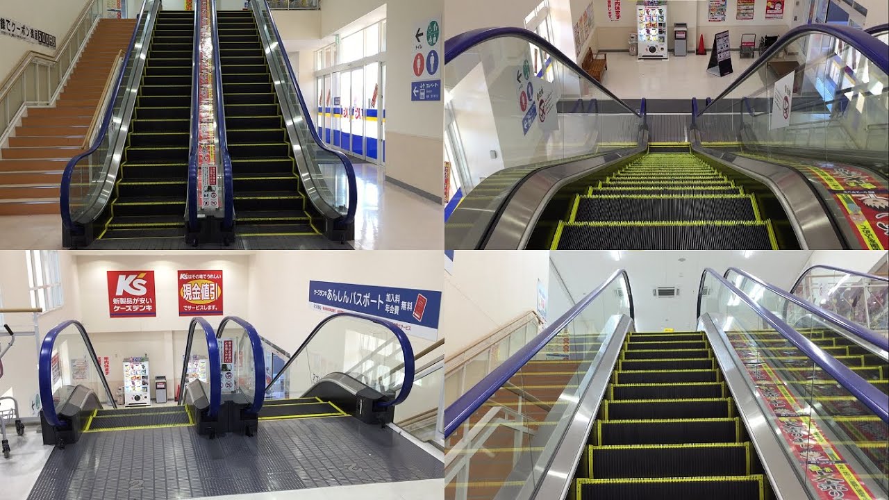 三重県 津市】ケーズデンキ津店のエスカレーター全2基に乗って