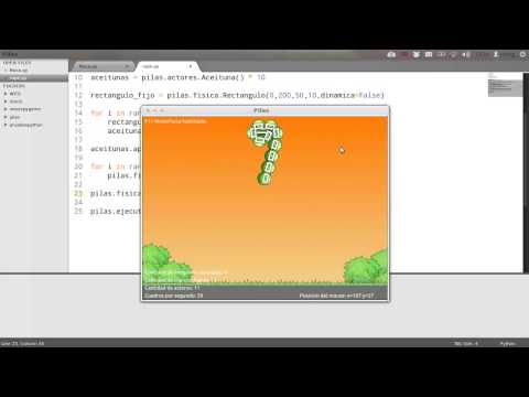 Cuerda en Pilas Engine con Box2D