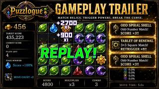 Puzzlogue - Gameplay Trailer | Roguelike Match-3 Puzzle screenshot 3