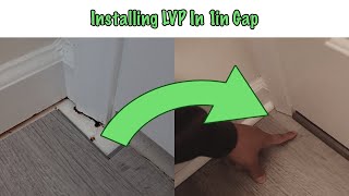 Installing Vinyl In A Very Small Gap (1inch) - Floor Hack