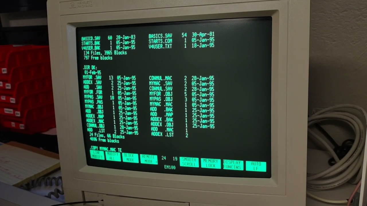Using the PDP-11 RT11 Operating System
