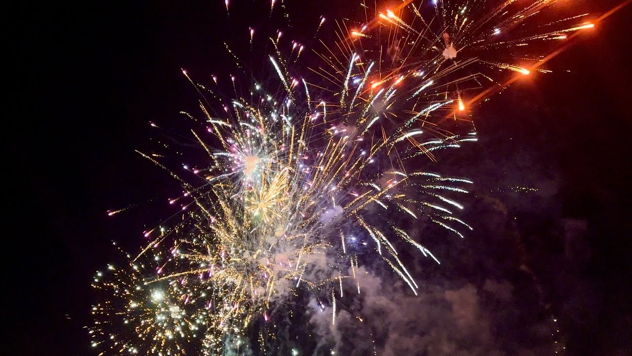 Feu d'artifice à Plainfaing le 15 août 2025