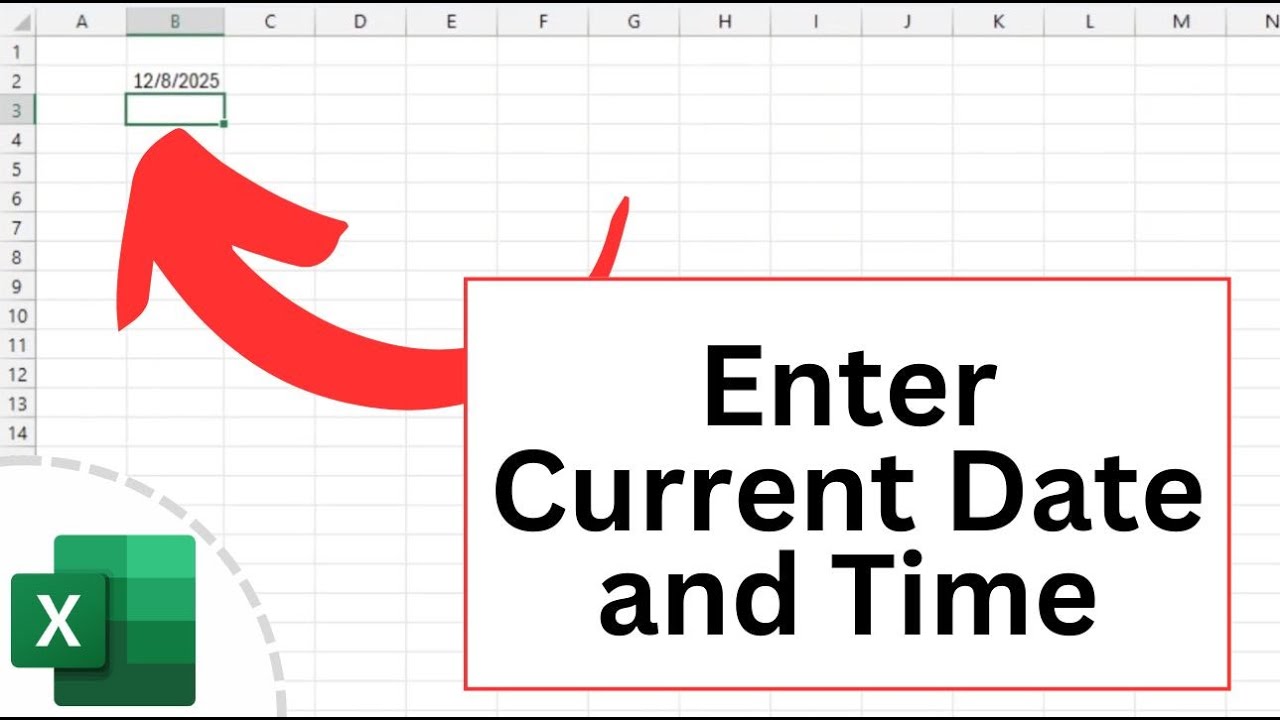 Quickly Enter Current Date and Time in Excel - YouTube