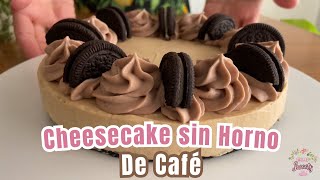 Cheesecake de Café SIN horno 😱 | Fácil, cremoso, sin gelatina ni leche condensada | Elu Sweets