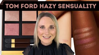 TOM FORD Hazy Sensuality Eye Quad 🌸 Lots of Swatch Comparisons🌸 First Impression 🌸Is It Worth It?