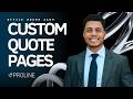 Custom Roof Quote Pages | Office Hours #109
