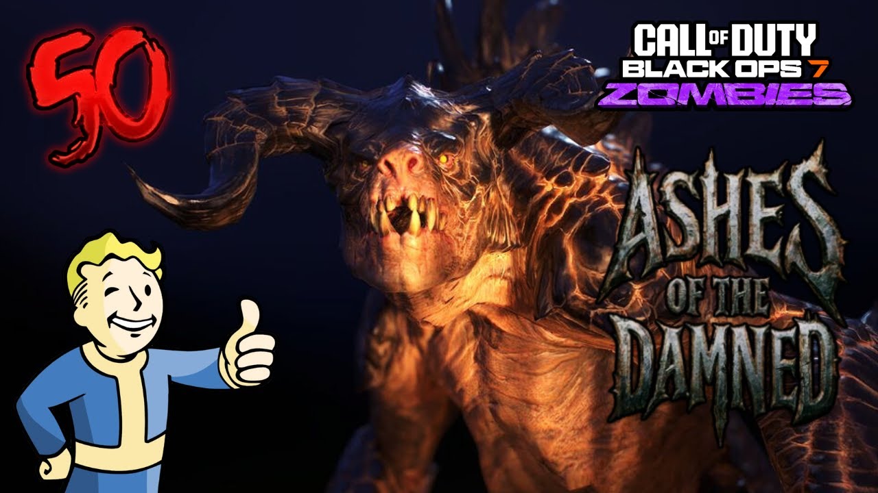 Completare il NUOVO Easter Egg “FALLOUT” in Ashes of the Damned BO7 Zombies! (Deathclaw/Round 50)