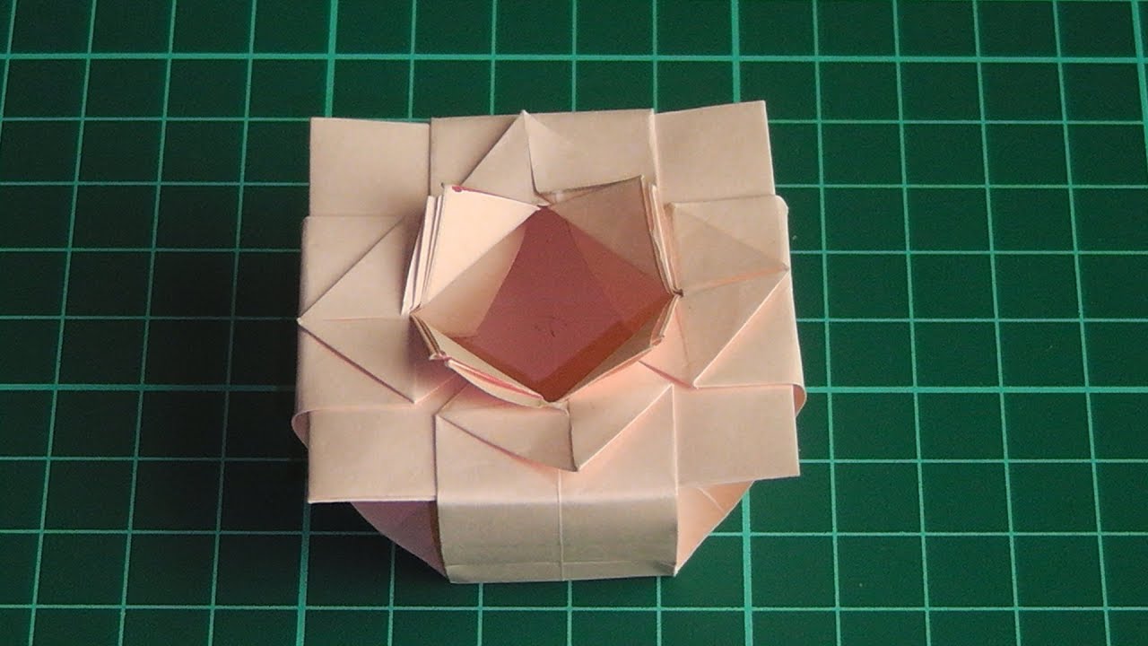 оригами китайская ваза, как сделать оригами китайская ваза, origami