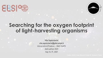 Squicciarini, Vito: Searching for the oxygen footprint of light-harvesting organisms