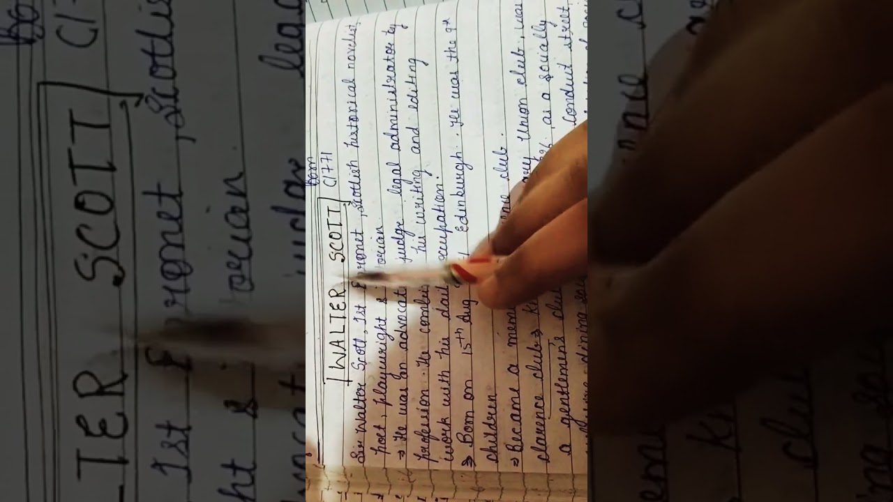 WALTER SCOTT's biography