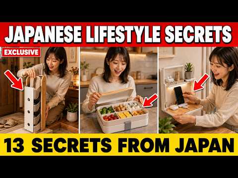 13 Japanese Secrets That INSTANTLY Upgrade Your Lifestyle