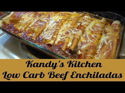 Kandy's Kitchen: Low Carb Beef Enchiladas