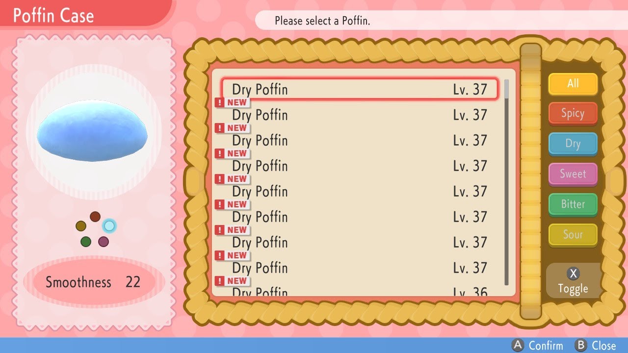 pokemon bdsp dry poffin recipes youtube