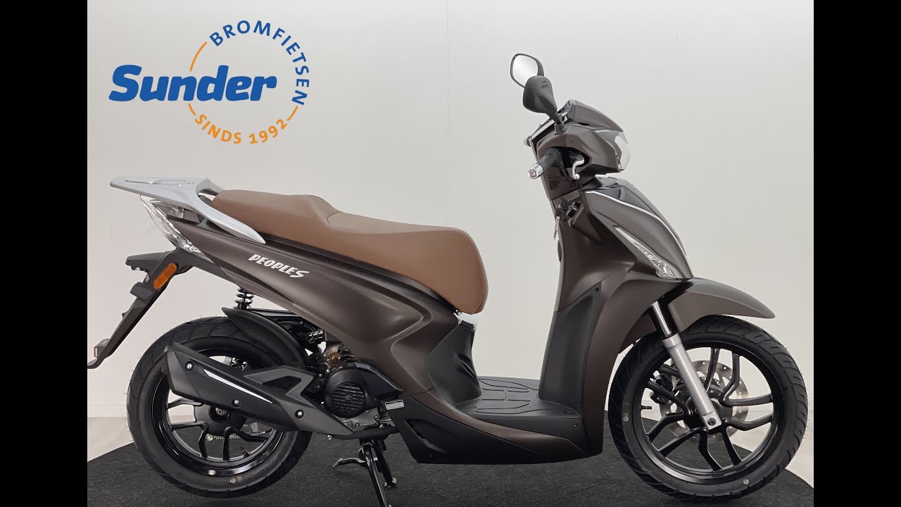 Kymco New People S 2021 E4 25 en 45 km nieuwe scooter bij Sunder  Bromfietsen. - YouTube