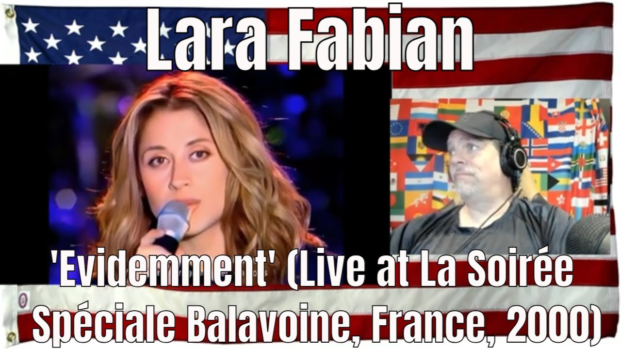 Lara Fabian - 'Evidemment' (Live at La Soirée Spéciale Balavoine, France, 2000) - REACTION