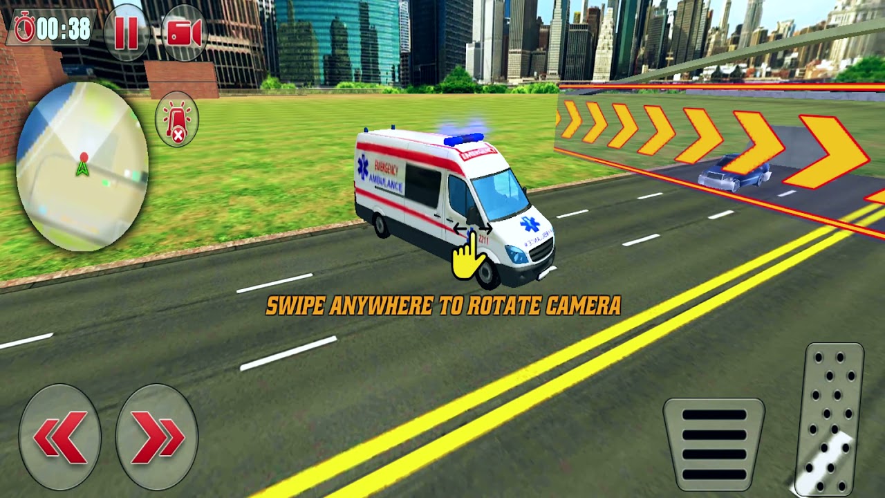 New Ambulance Robot City Rescue Game#1 - Emergency Robot City Rescue Simulator - Android Gameplay