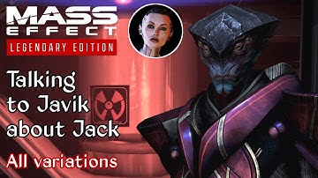 Mass Effect 3 - Talking to Javik after Grissom Academy - All variations
