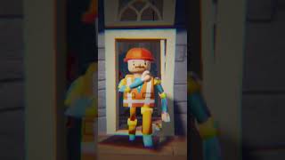 BUILD TOY NEIGHBOR JUMPSCARE #jumpscare #helloneighbor