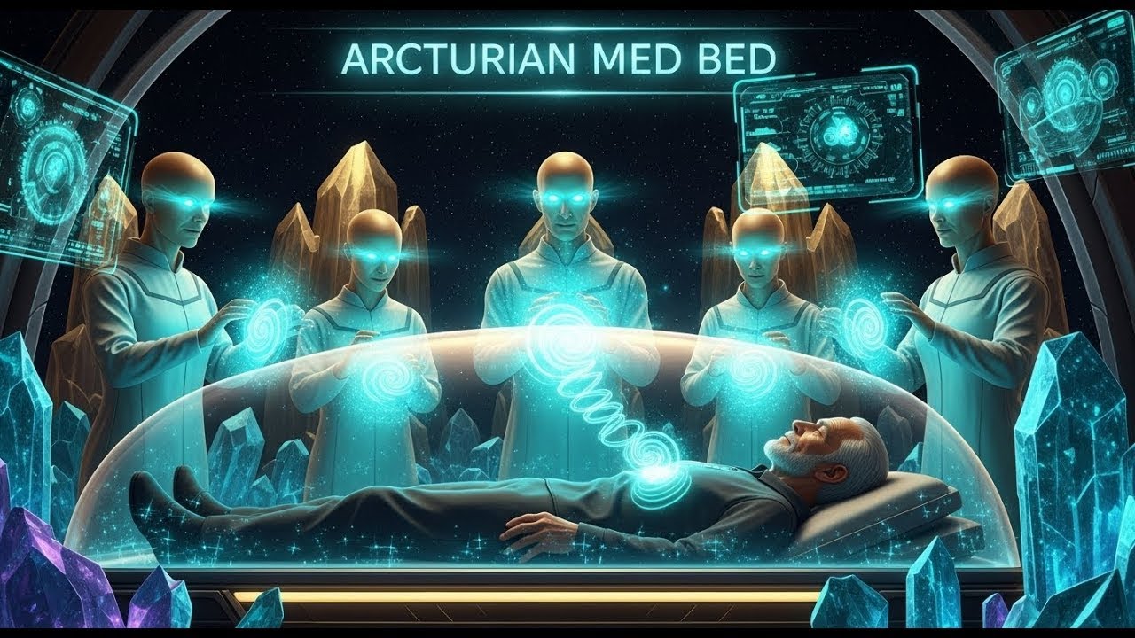 Arcturian Med Bed Session | Cellular Healing & Multidimensional Balance Meditation, Quantum Field