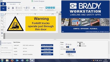 Brady Workstation Custom Designer - Safety Sign Tutorial