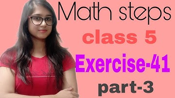 Math steps 5 Exercise-41 Part-3 (Q.11-Q.15)