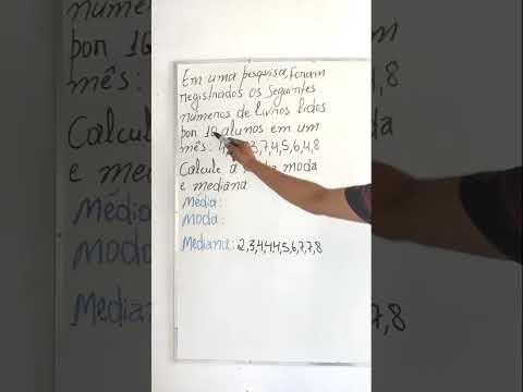 Aprenda Média,moda e mediana em 1 minuto.