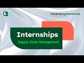 My internship at heidelberg materials suply chain management