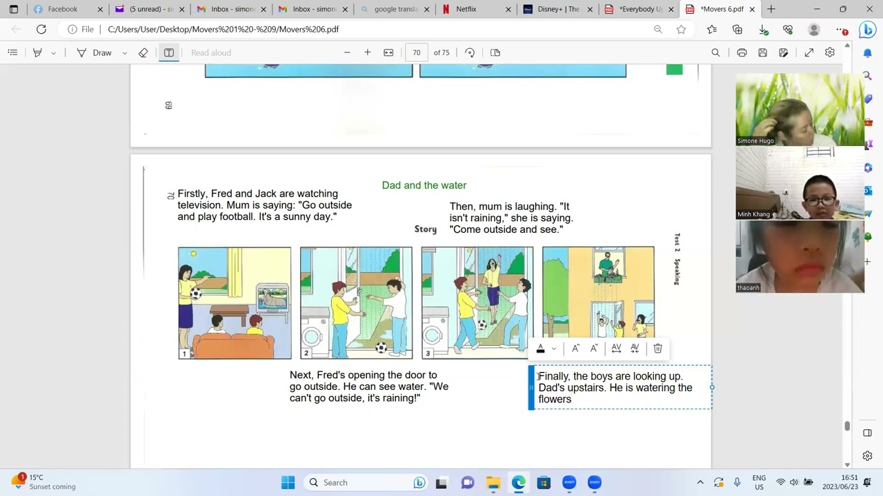Movers 6 Thao Anh2a, Minh Khang2a, Dung2a 23 06 2023