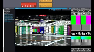 UNREAL ENGINE VIRTUAL PRODUCTION - Virtual Set Demo (Updated version wit aximmetry triggers)