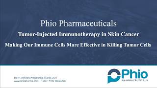 Phio Pharmaceuticals Corp. (NASDAQ: PHIO): Virtual Investor Conferences